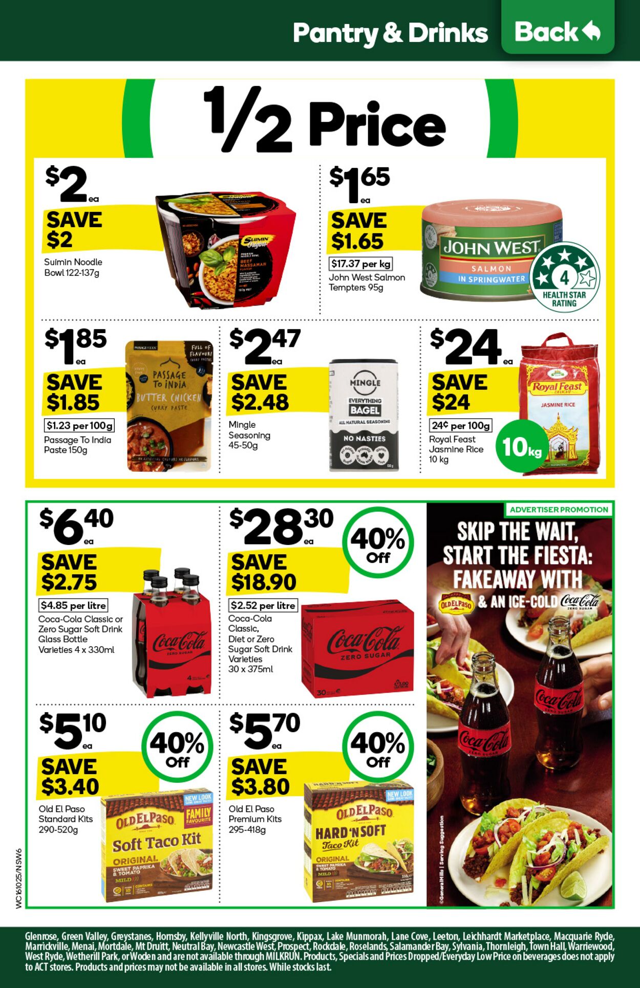 Catalogue Woolworths 16.10.2024 - 22.10.2024