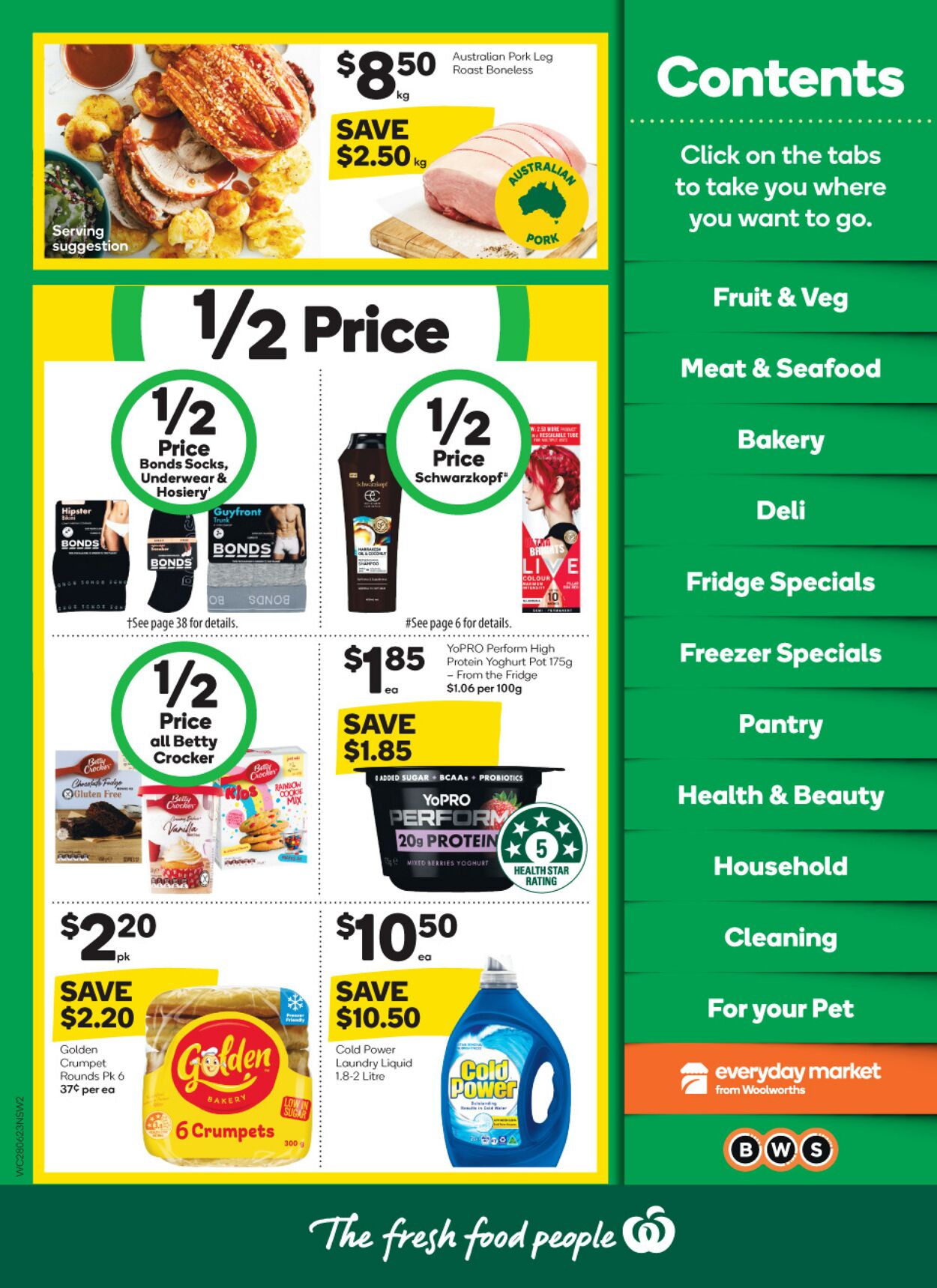 Catalogue Woolworths 28.06.2023 - 04.07.2023