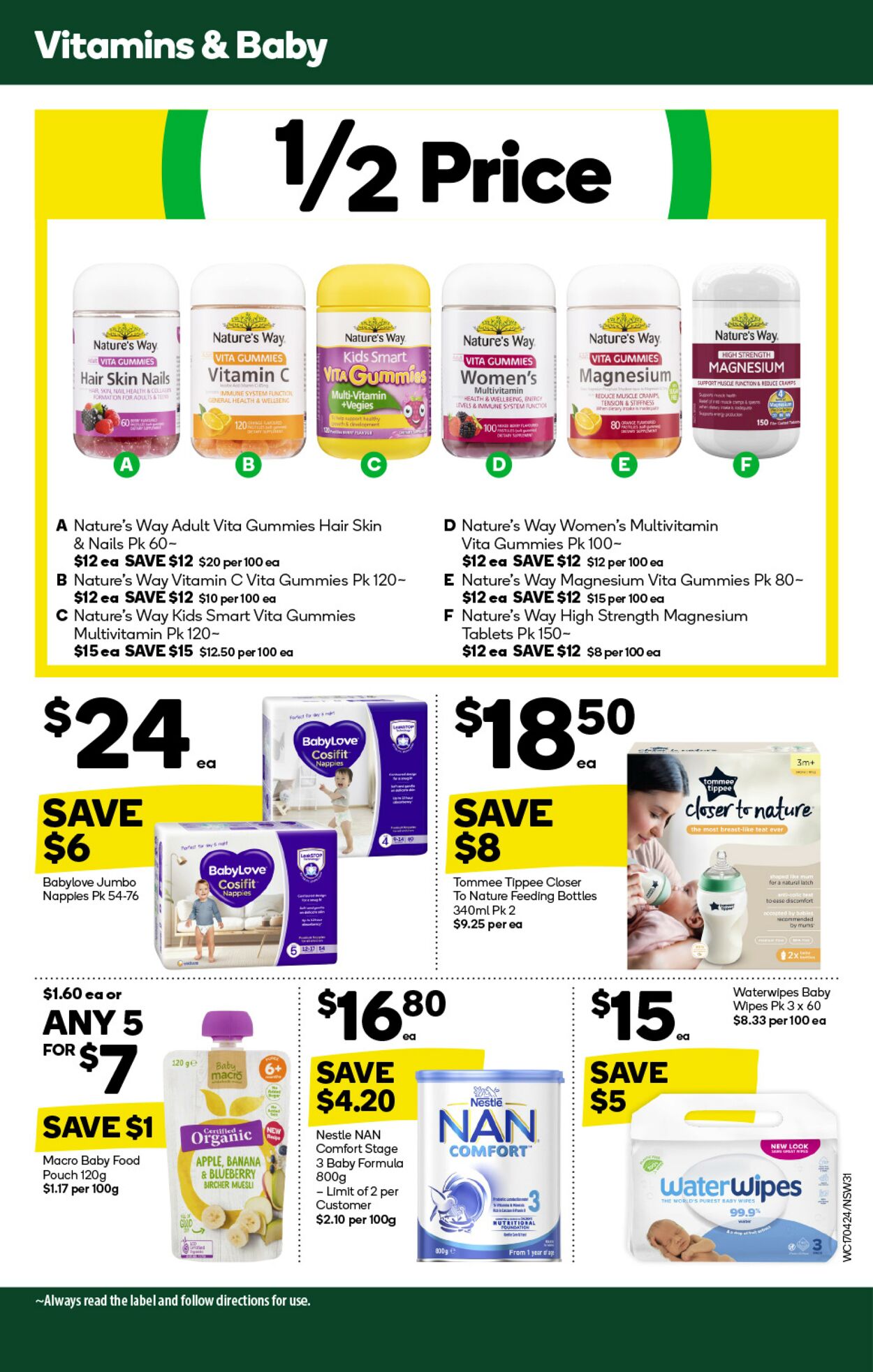 Catalogue Woolworths 17.04.2024 - 23.04.2024