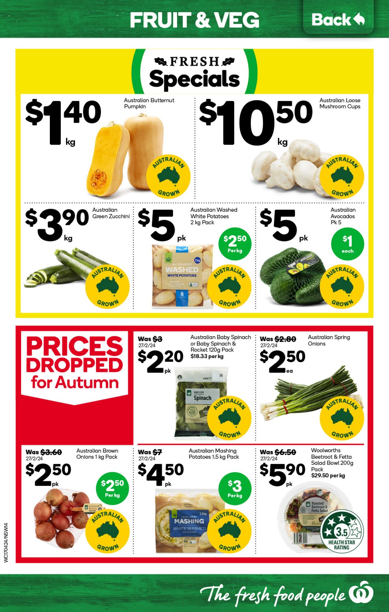 Catalogue Woolworths 17.04.2024 - 23.04.2024