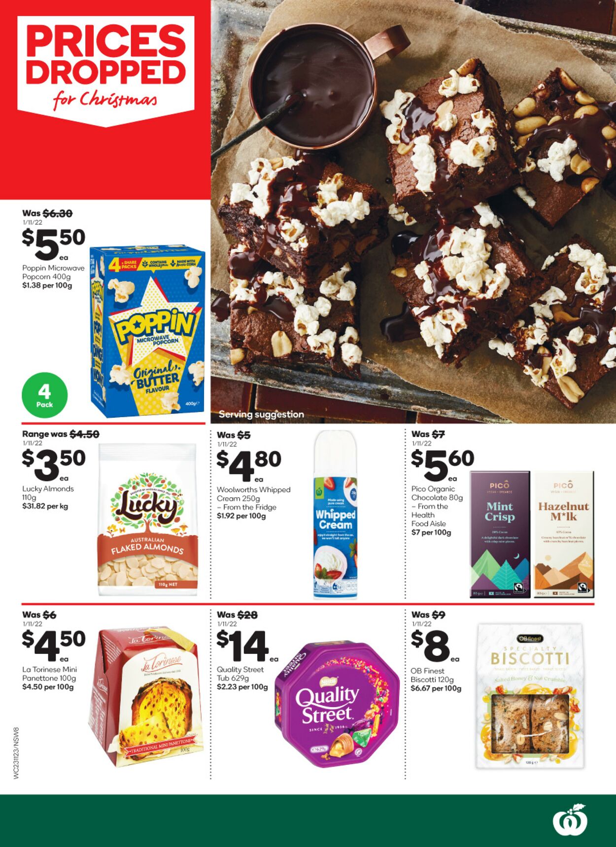 Catalogue Woolworths 23.11.2022 - 29.11.2022