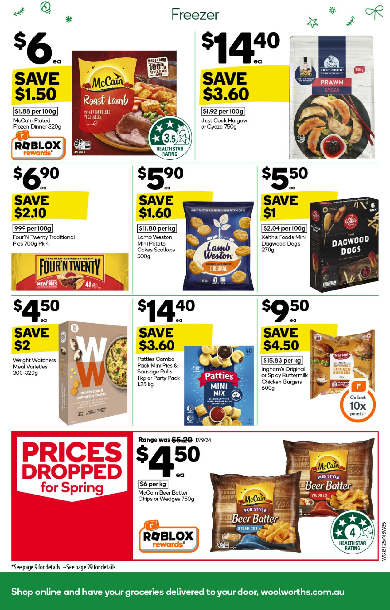 Catalogue Woolworths 13.11.2024 - 19.11.2024