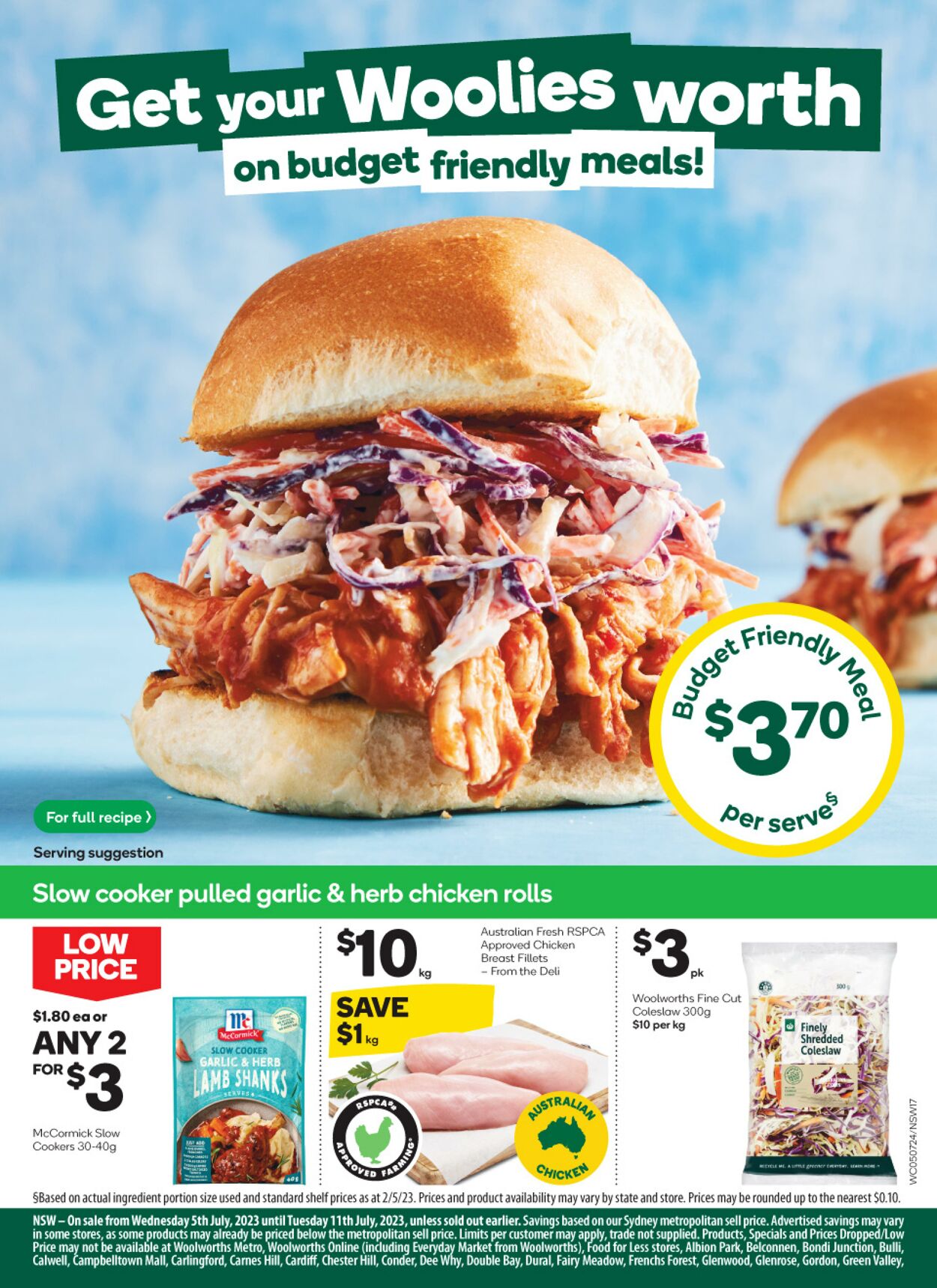 Catalogue Woolworths 05.07.2023 - 11.07.2023