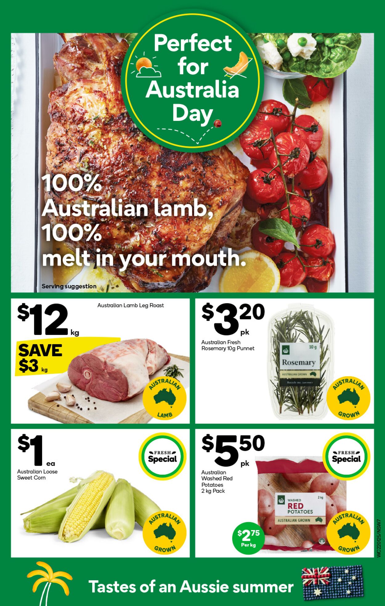 Catalogue Woolworths 22.01.2025 - 28.01.2025