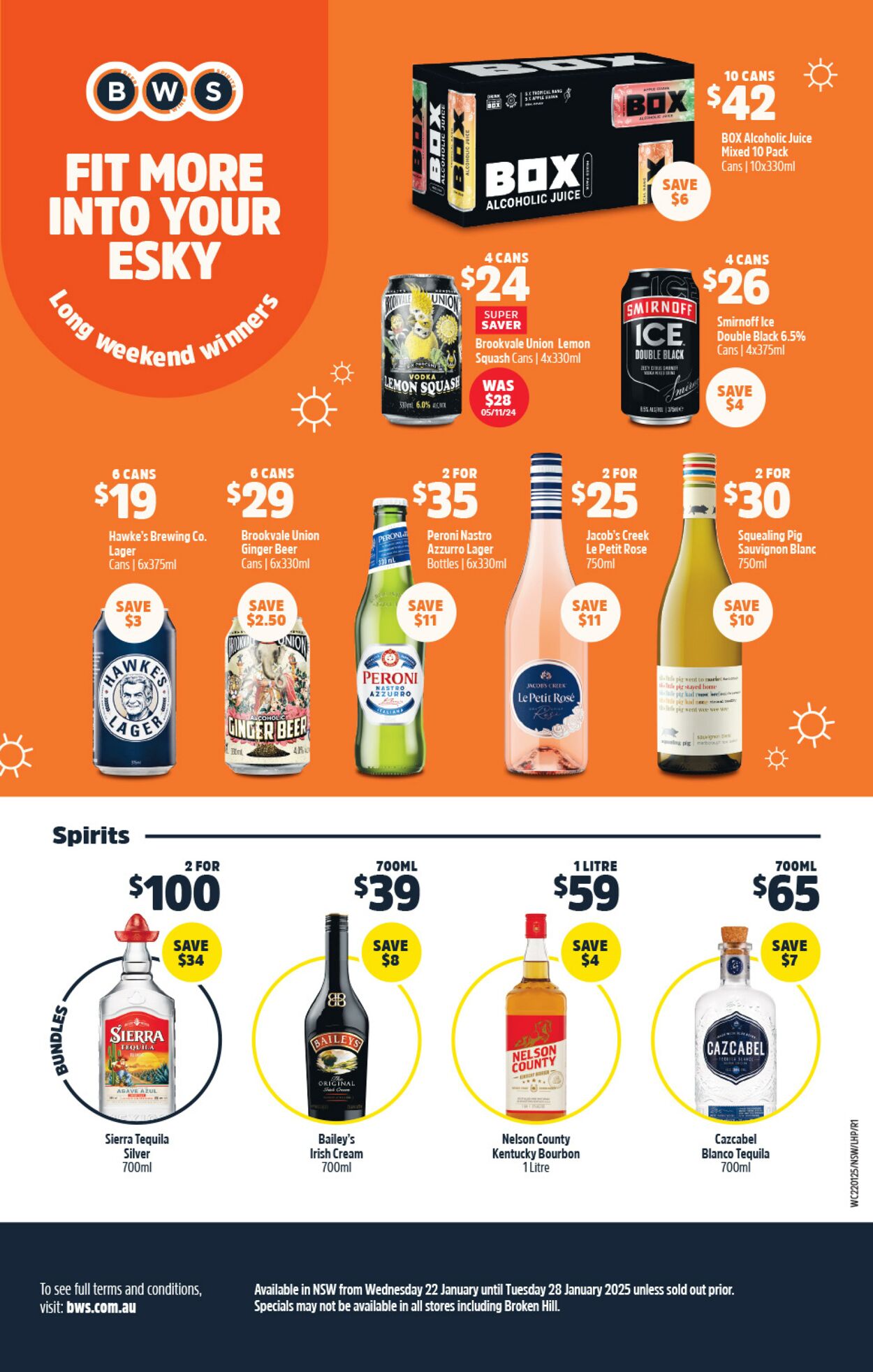 Catalogue Woolworths 22.01.2025 - 28.01.2025