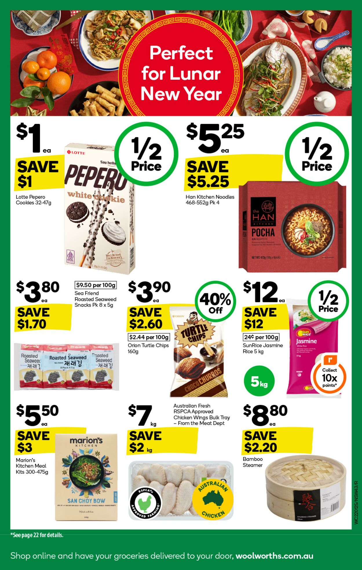 Catalogue Woolworths 22.01.2025 - 28.01.2025