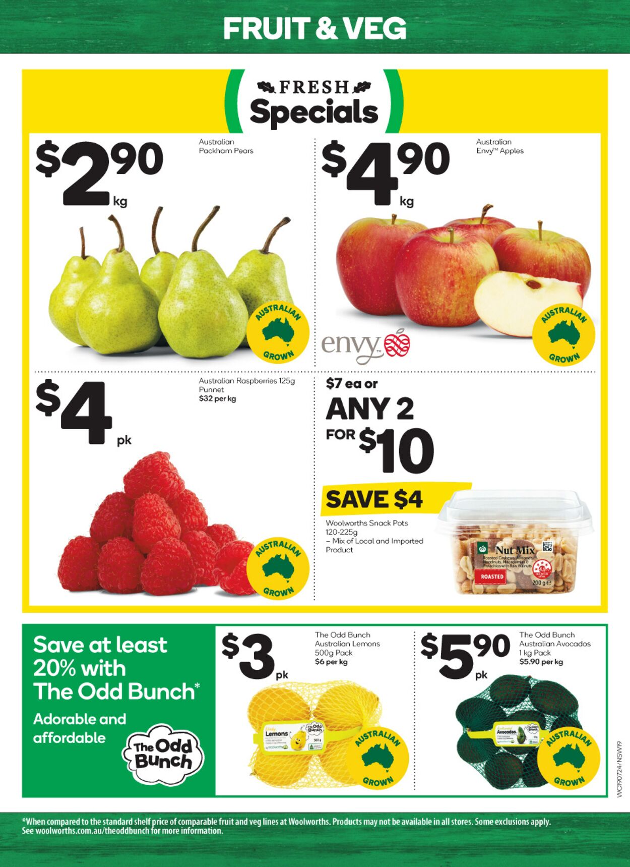 Catalogue Woolworths 19.07.2023 - 25.07.2023