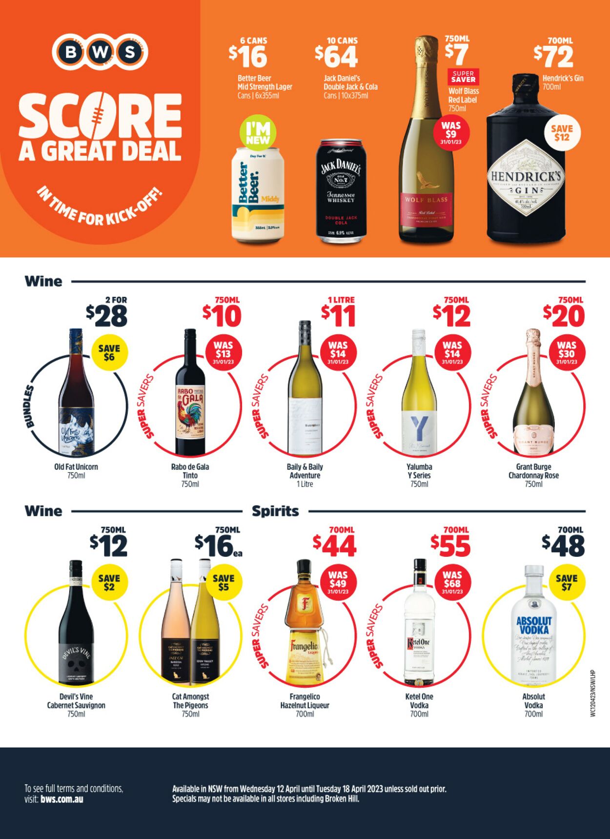 Catalogue Woolworths 12.04.2023 - 18.04.2023