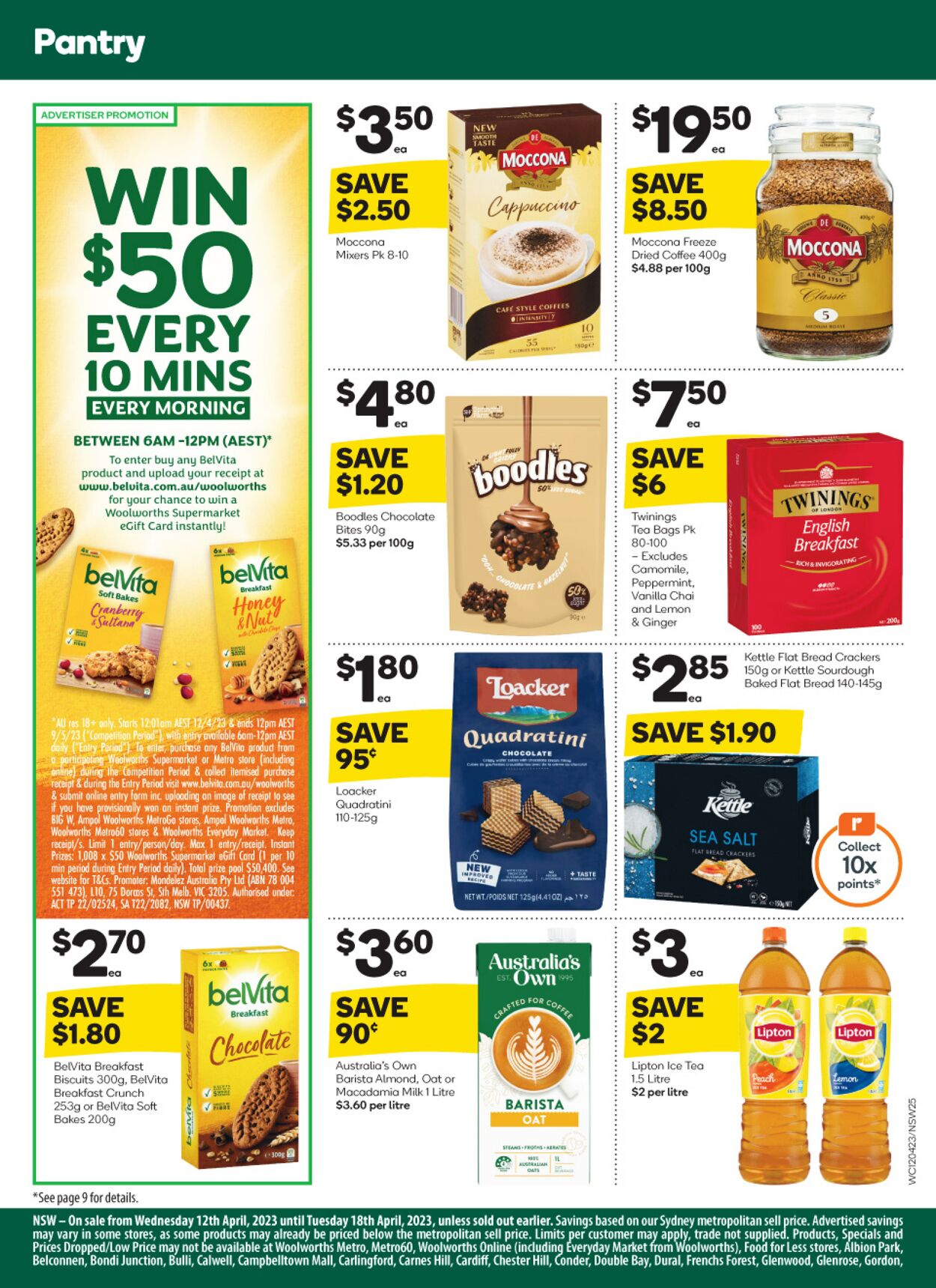 Catalogue Woolworths 12.04.2023 - 18.04.2023