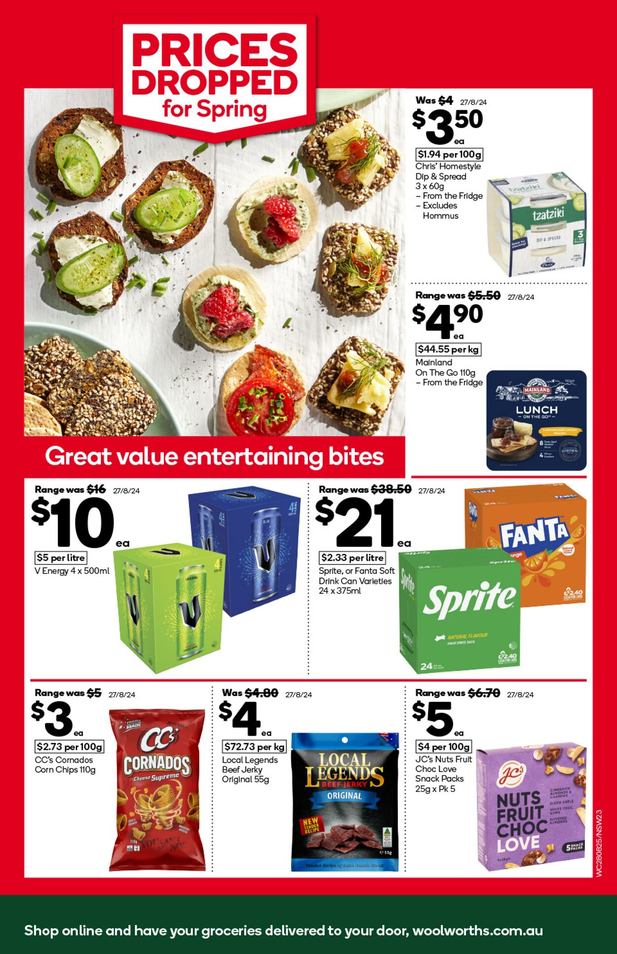 Catalogue Woolworths 28.08.2024 - 03.09.2024