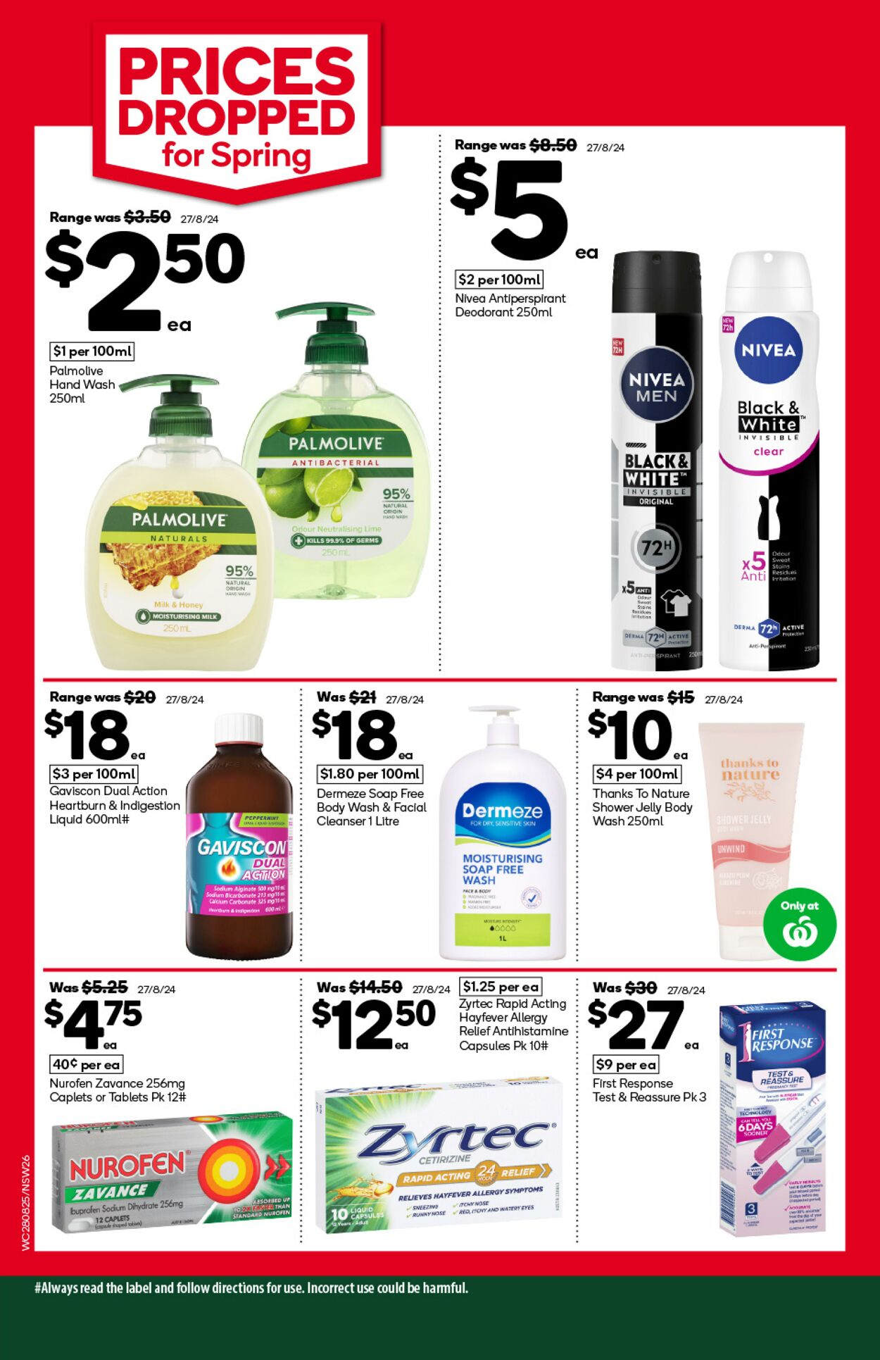 Catalogue Woolworths 28.08.2024 - 03.09.2024