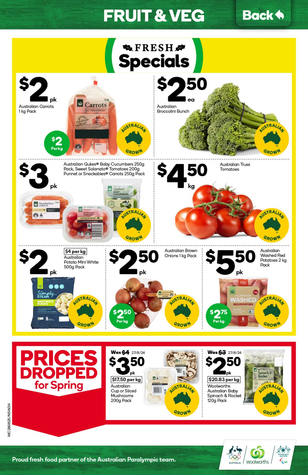 Catalogue Woolworths 28.08.2024 - 03.09.2024