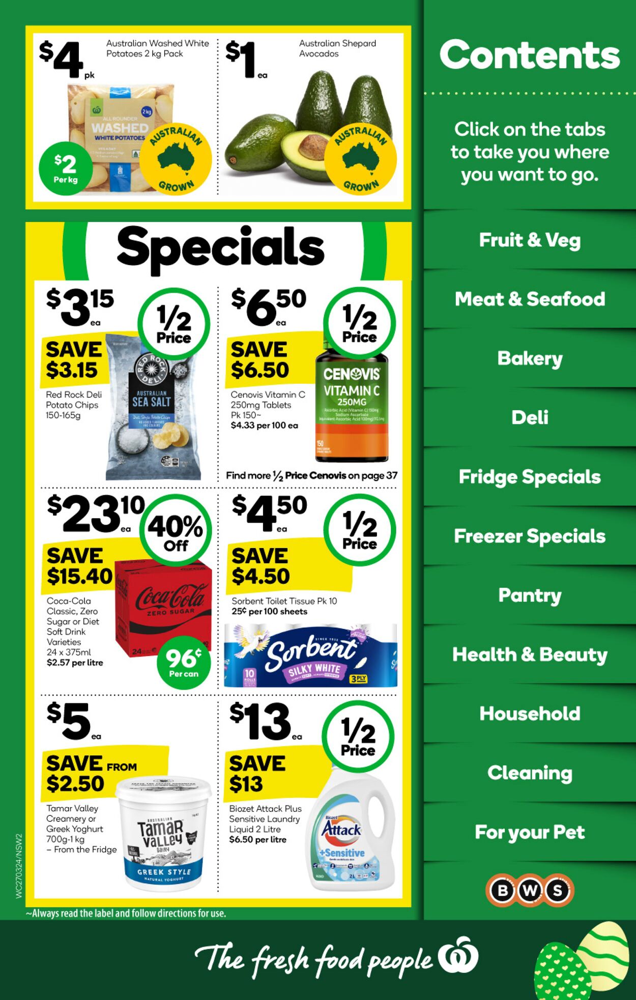Catalogue Woolworths 27.03.2024 - 02.04.2024