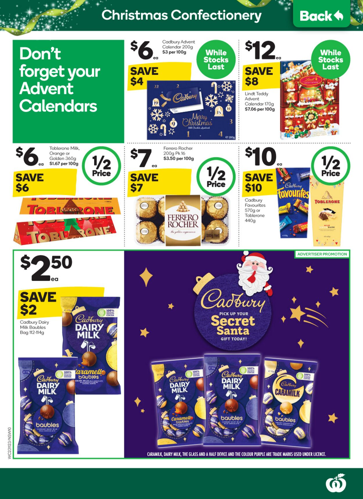 Catalogue Woolworths 23.11.2022 - 29.11.2022