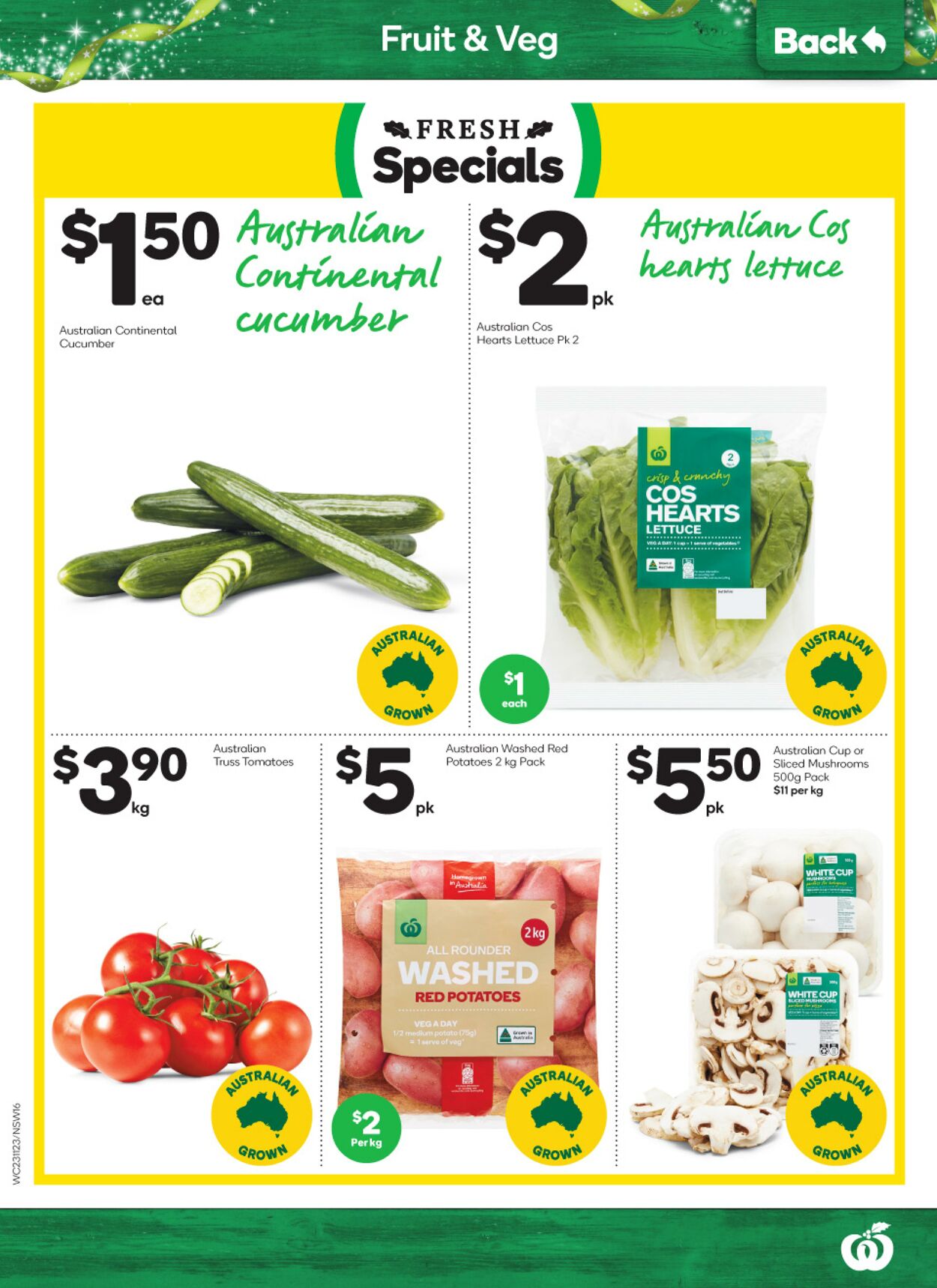 Catalogue Woolworths 23.11.2022 - 29.11.2022