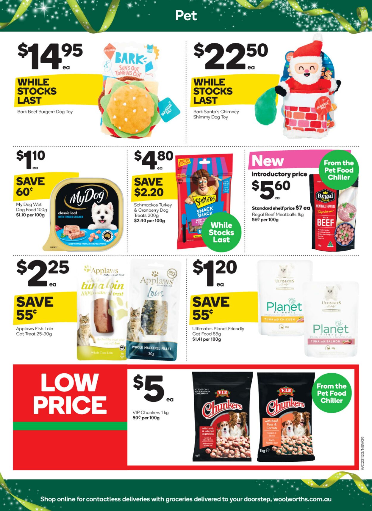 Catalogue Woolworths 23.11.2022 - 29.11.2022