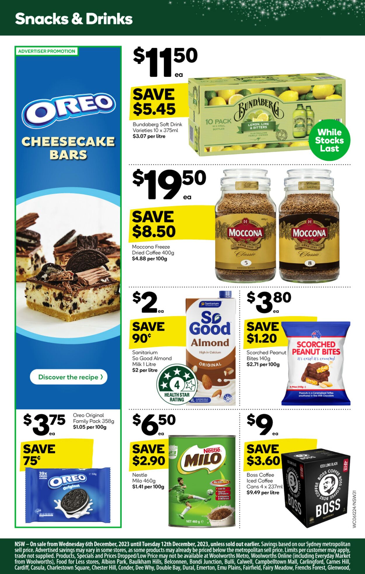 Catalogue Woolworths 06.12.2023 - 12.12.2023