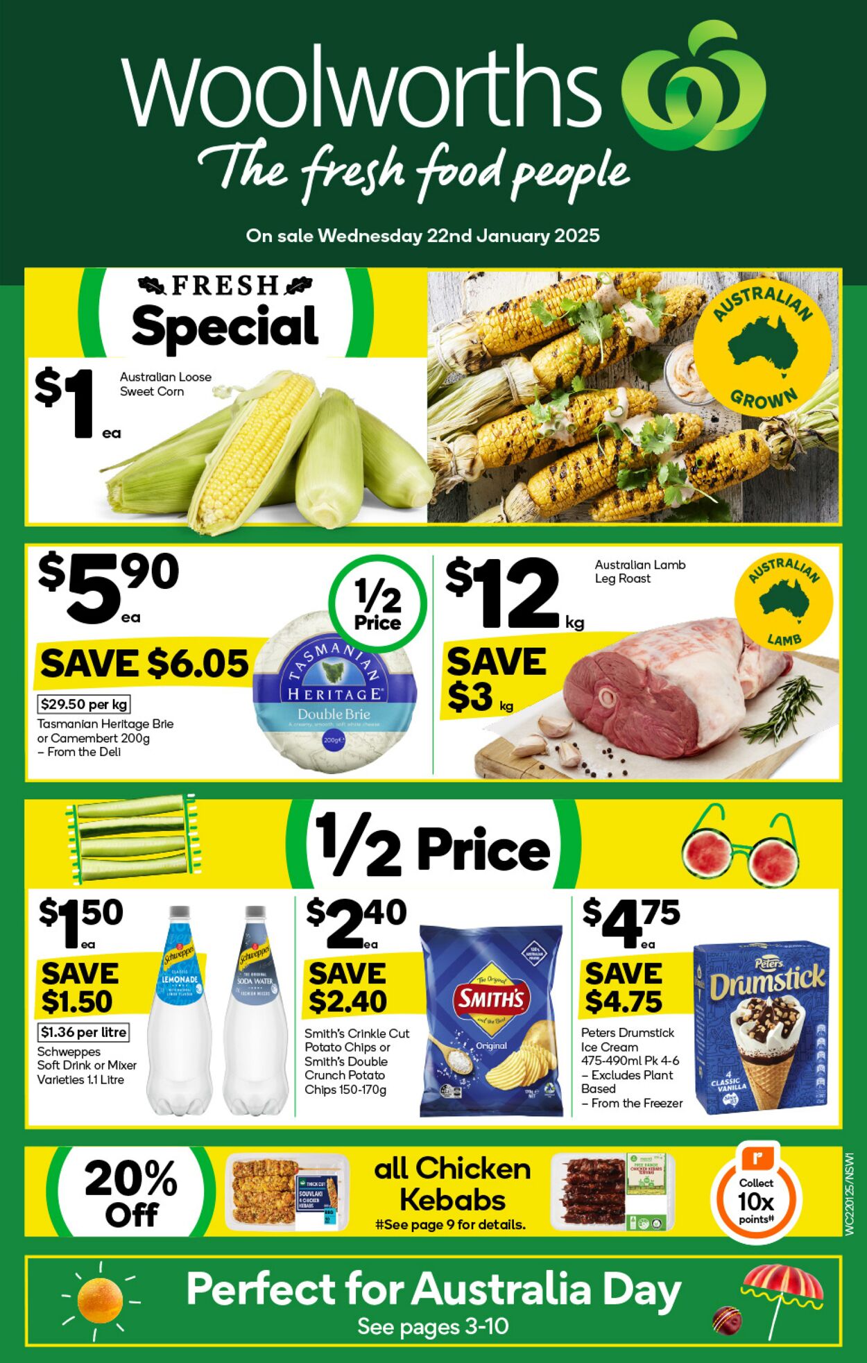 Catalogue Woolworths - Weekly Specials Catalogue NSW 22 Jan, 2025 - 28 Jan, 2025