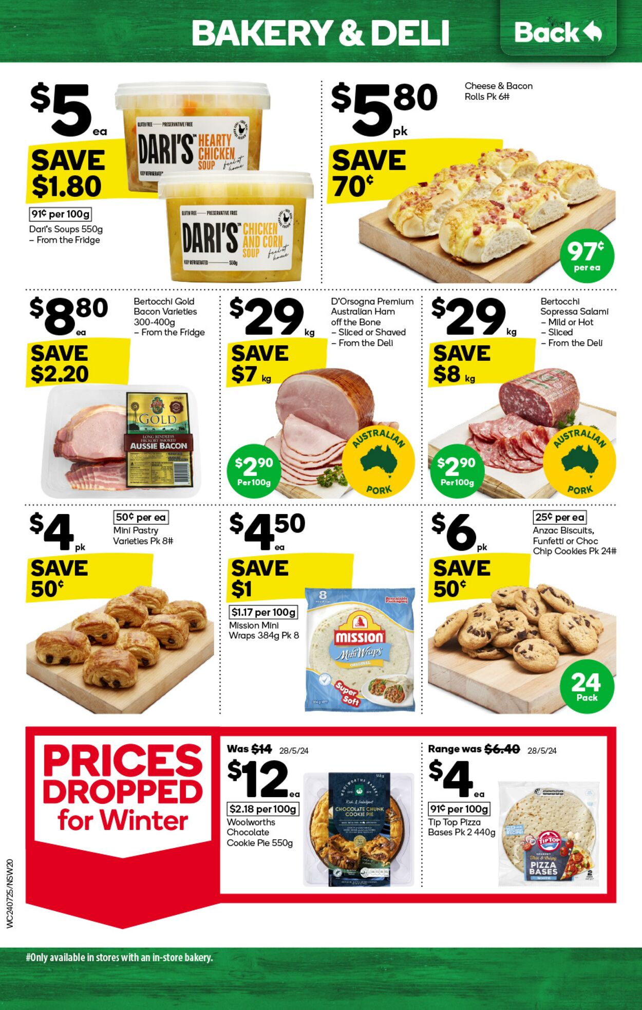 Catalogue Woolworths 24.07.2024 - 30.07.2024