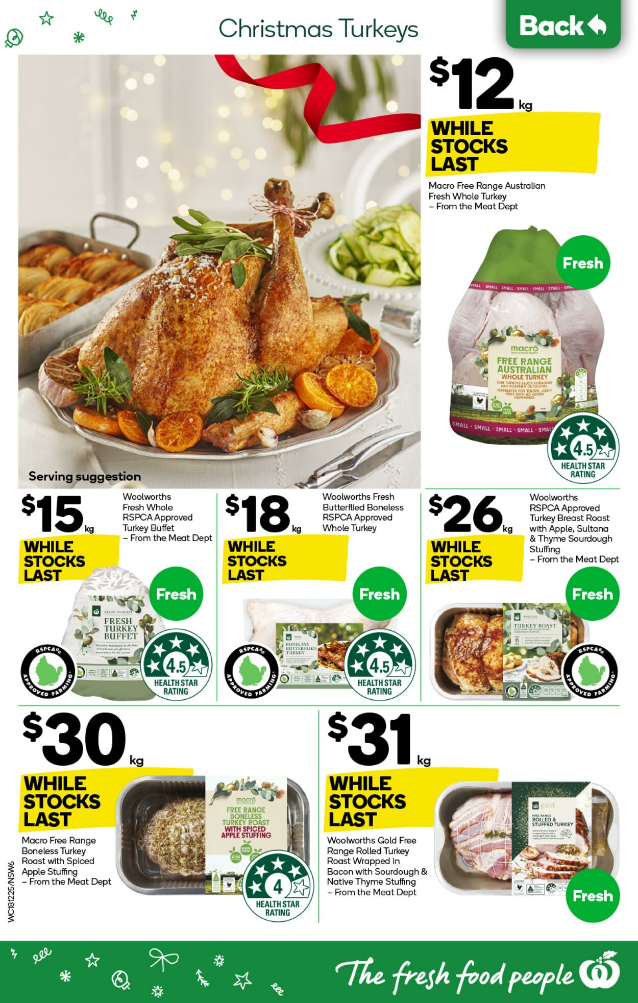 Catalogue Woolworths 18.12.2024 - 24.12.2024