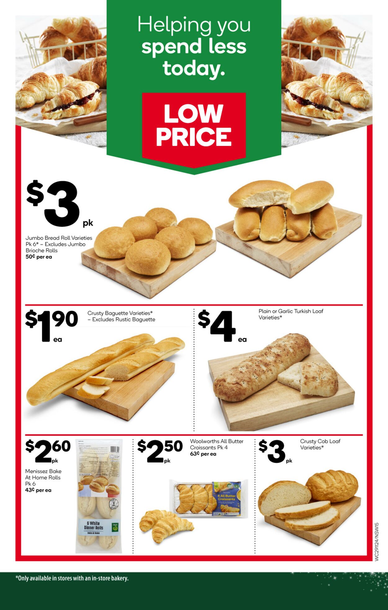 Catalogue Woolworths 29.11.2023 - 05.12.2023
