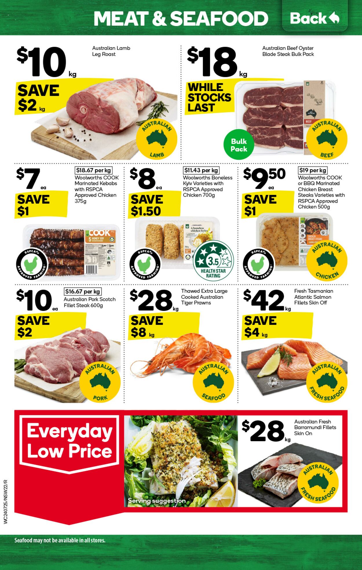 Catalogue Woolworths 24.07.2024 - 30.07.2024