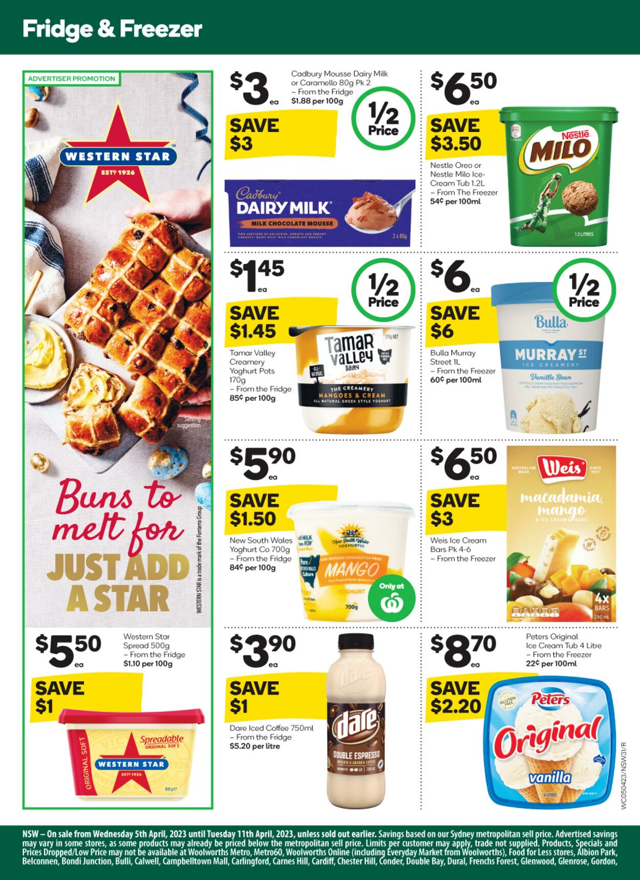 Catalogue Woolworths 05.04.2023 - 11.04.2023