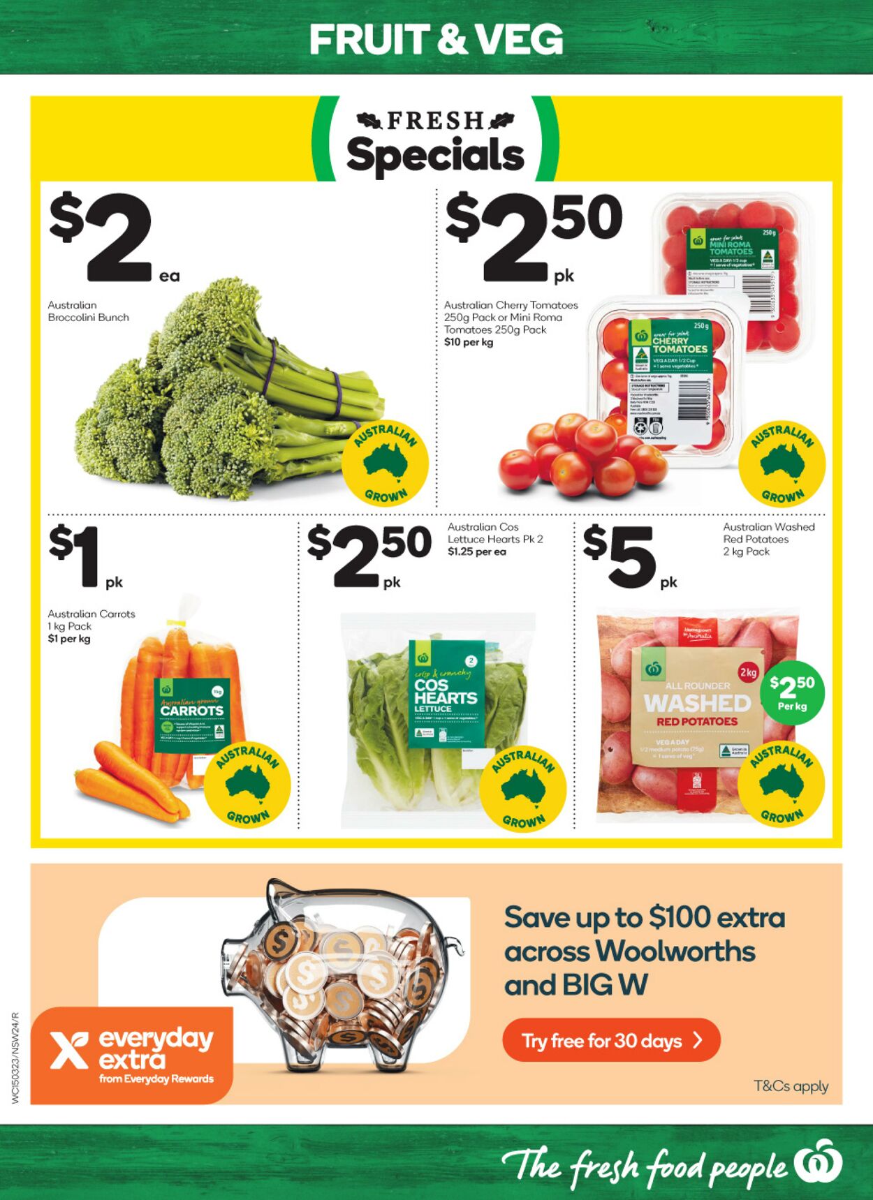 Catalogue Woolworths 15.03.2023 - 21.03.2023