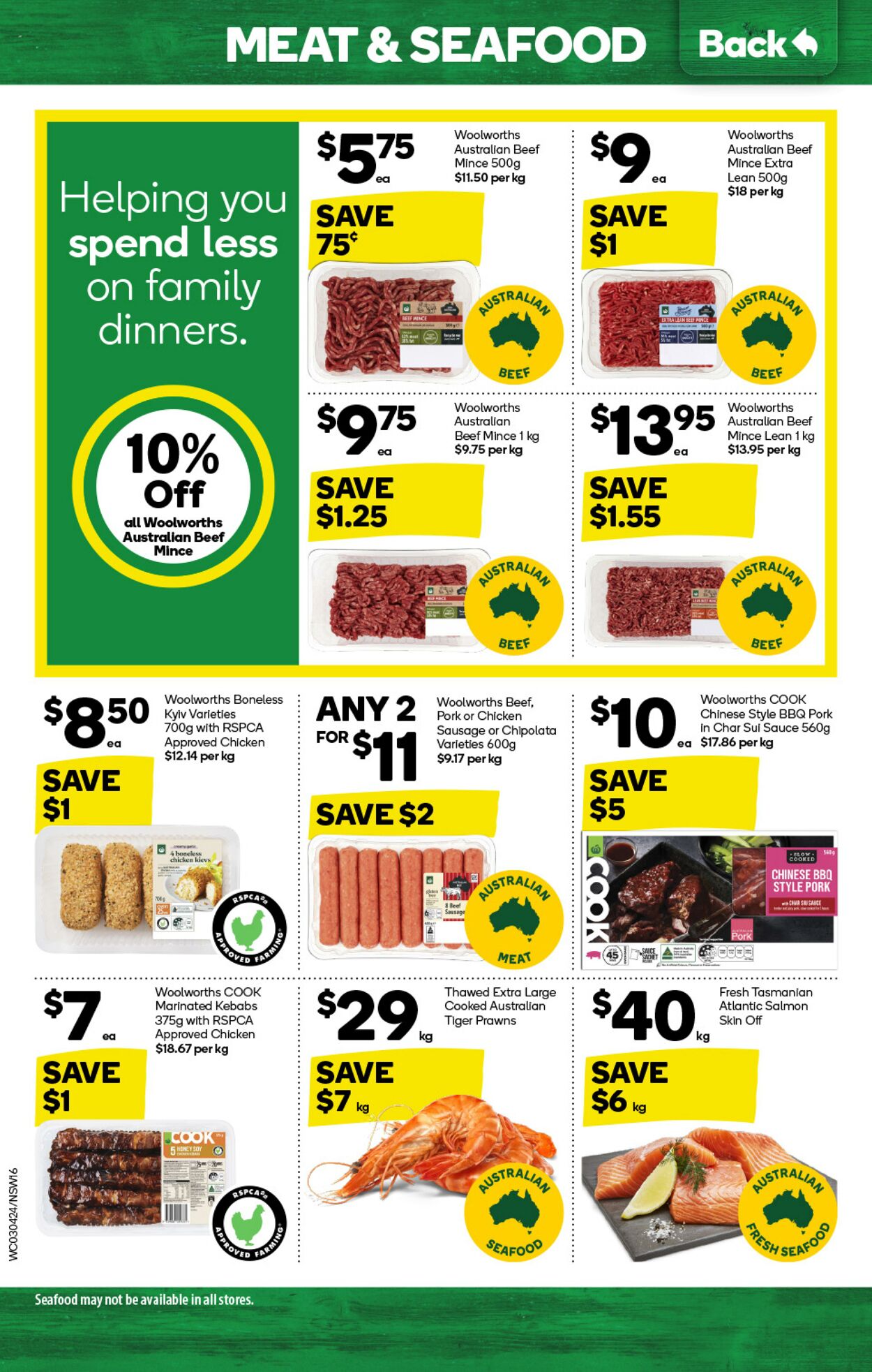 Catalogue Woolworths 03.04.2024 - 09.04.2024