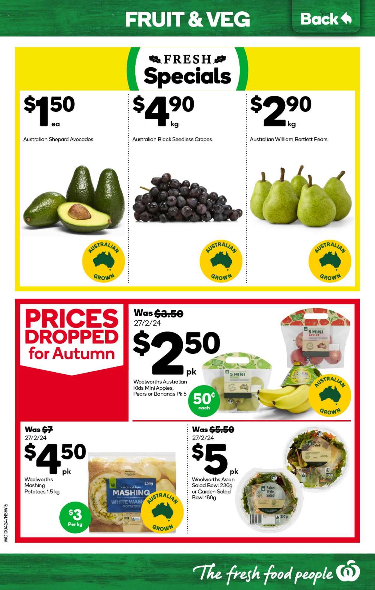 Catalogue Woolworths 10.04.2024 - 16.04.2024