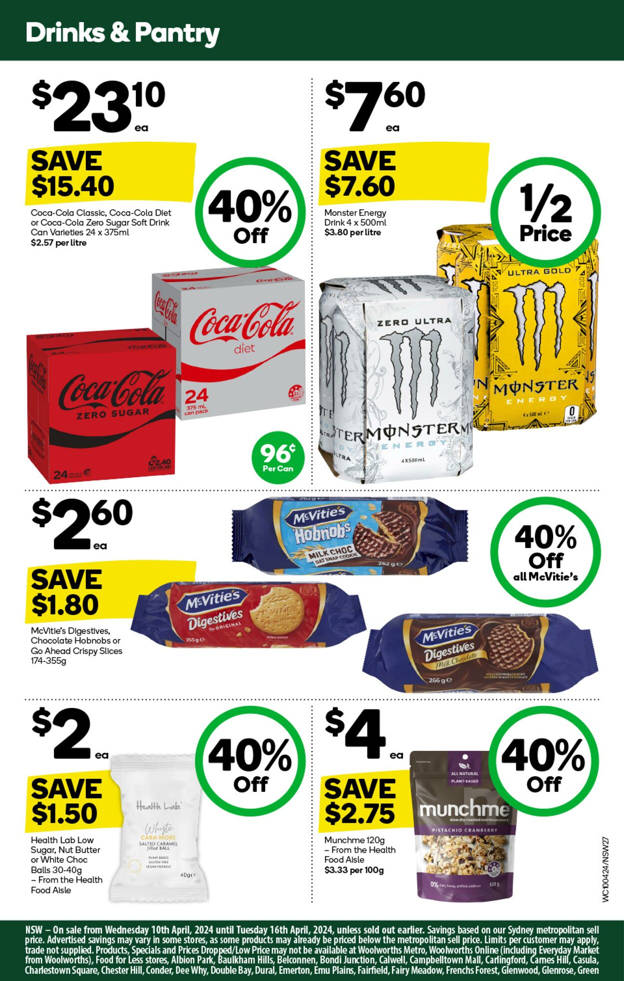 Catalogue Woolworths 10.04.2024 - 16.04.2024