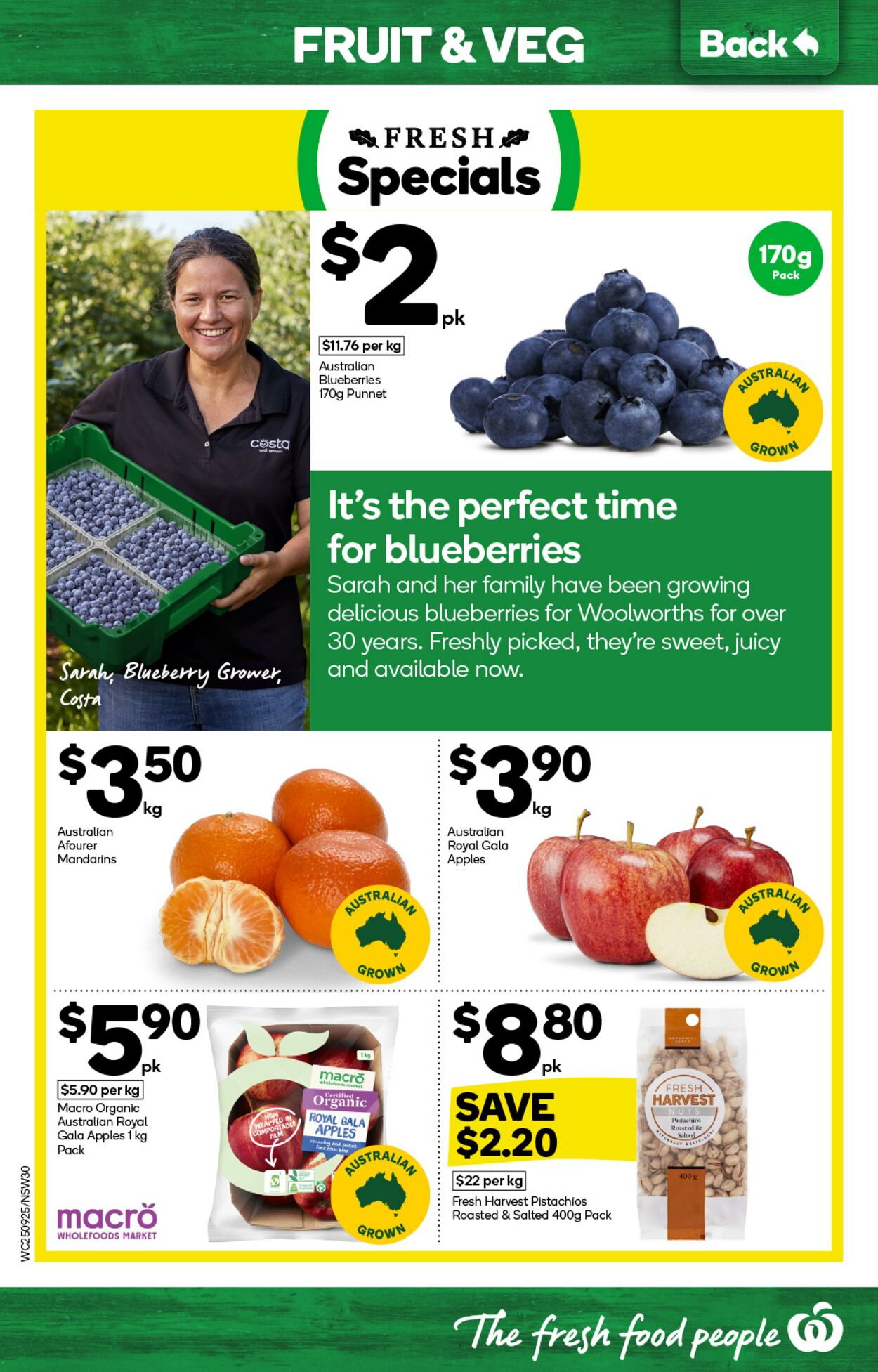 Catalogue Woolworths 25.09.2024 - 01.10.2024