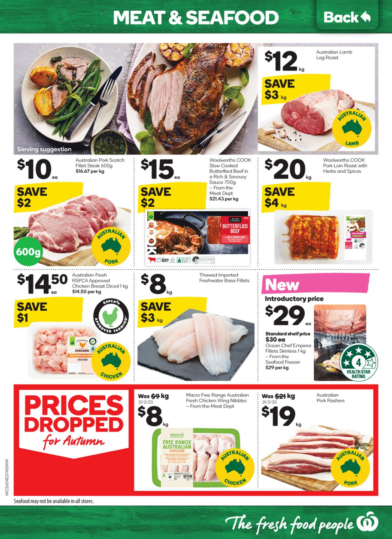 Catalogue Woolworths 26.04.2023 - 02.05.2023