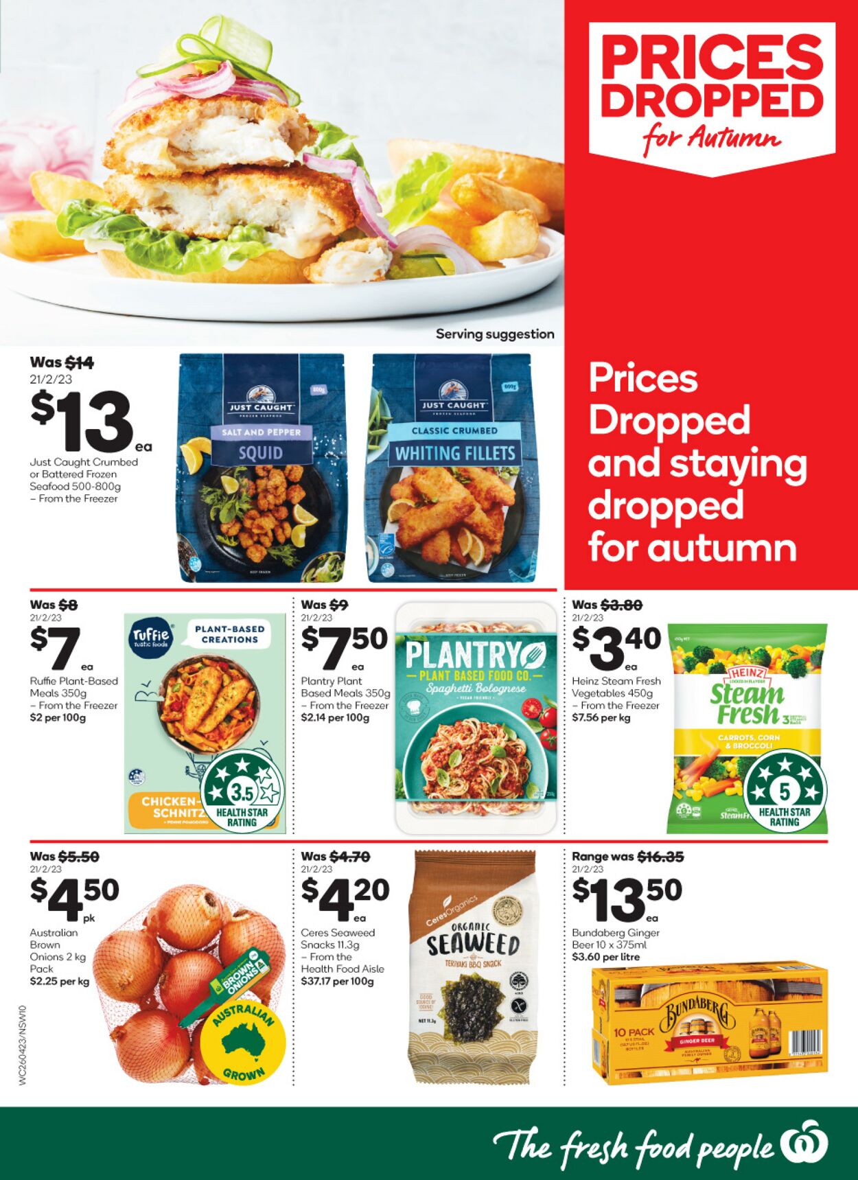 Catalogue Woolworths 26.04.2023 - 02.05.2023