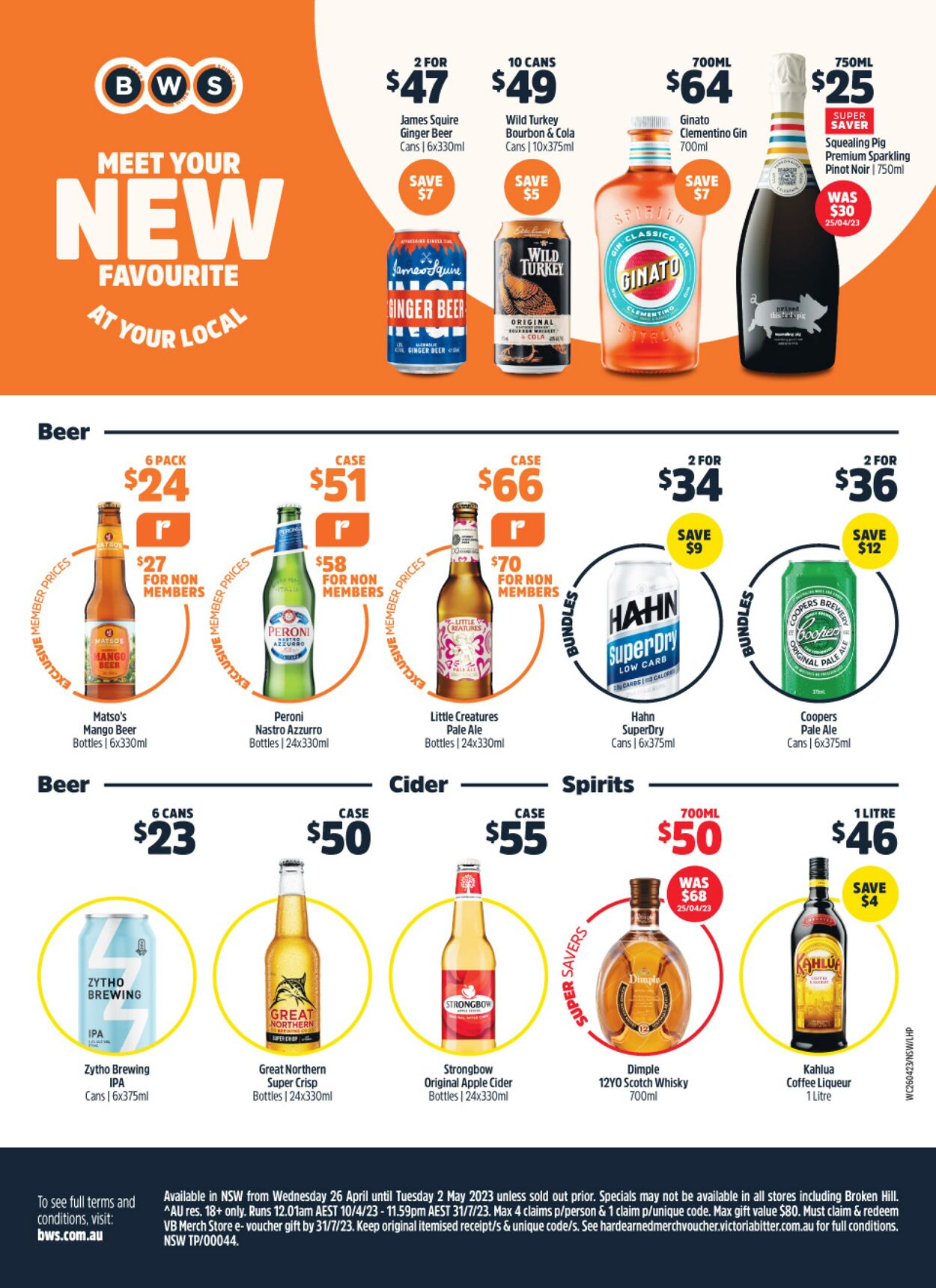 Catalogue Woolworths 26.04.2023 - 02.05.2023