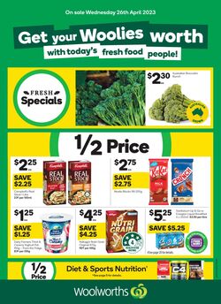 Catalogue Woolworths 26.04.2023 - 02.05.2023