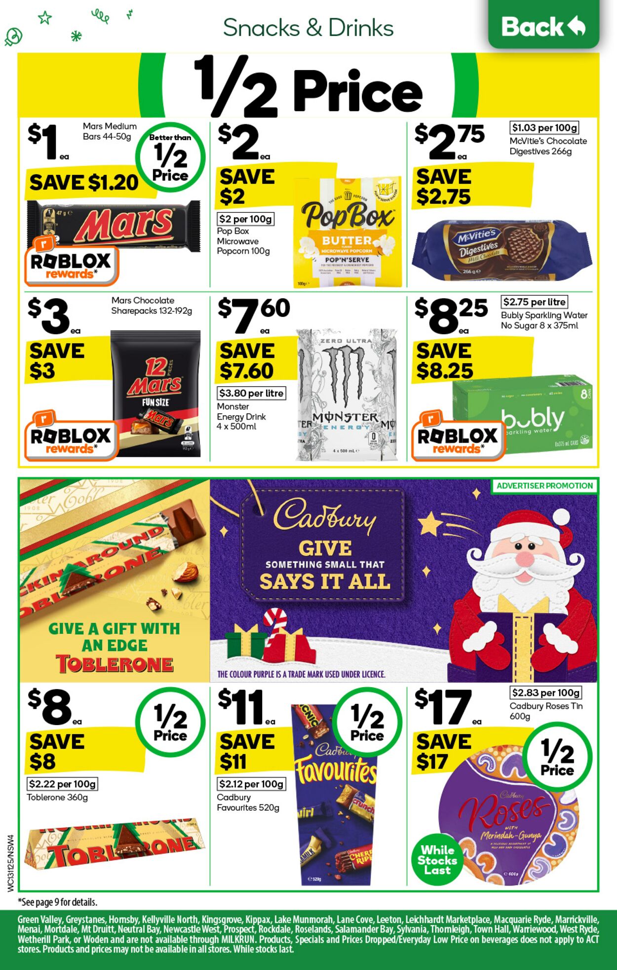 Catalogue Woolworths 13.11.2024 - 19.11.2024