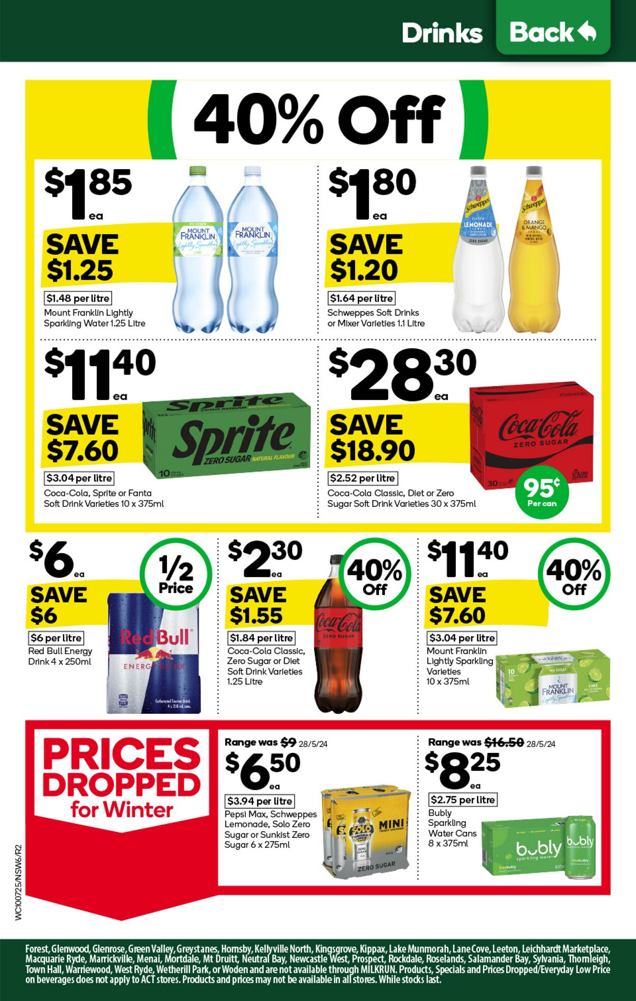 Catalogue Woolworths 10.07.2024 - 16.07.2024