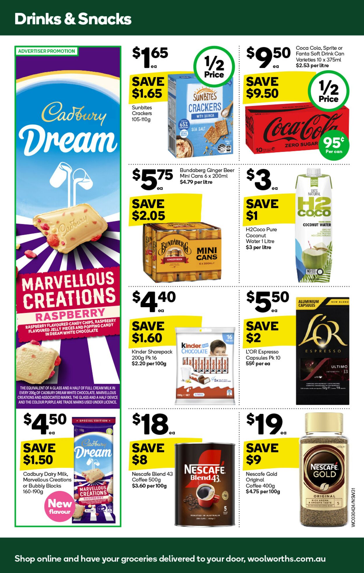 Catalogue Woolworths 03.04.2024 - 09.04.2024