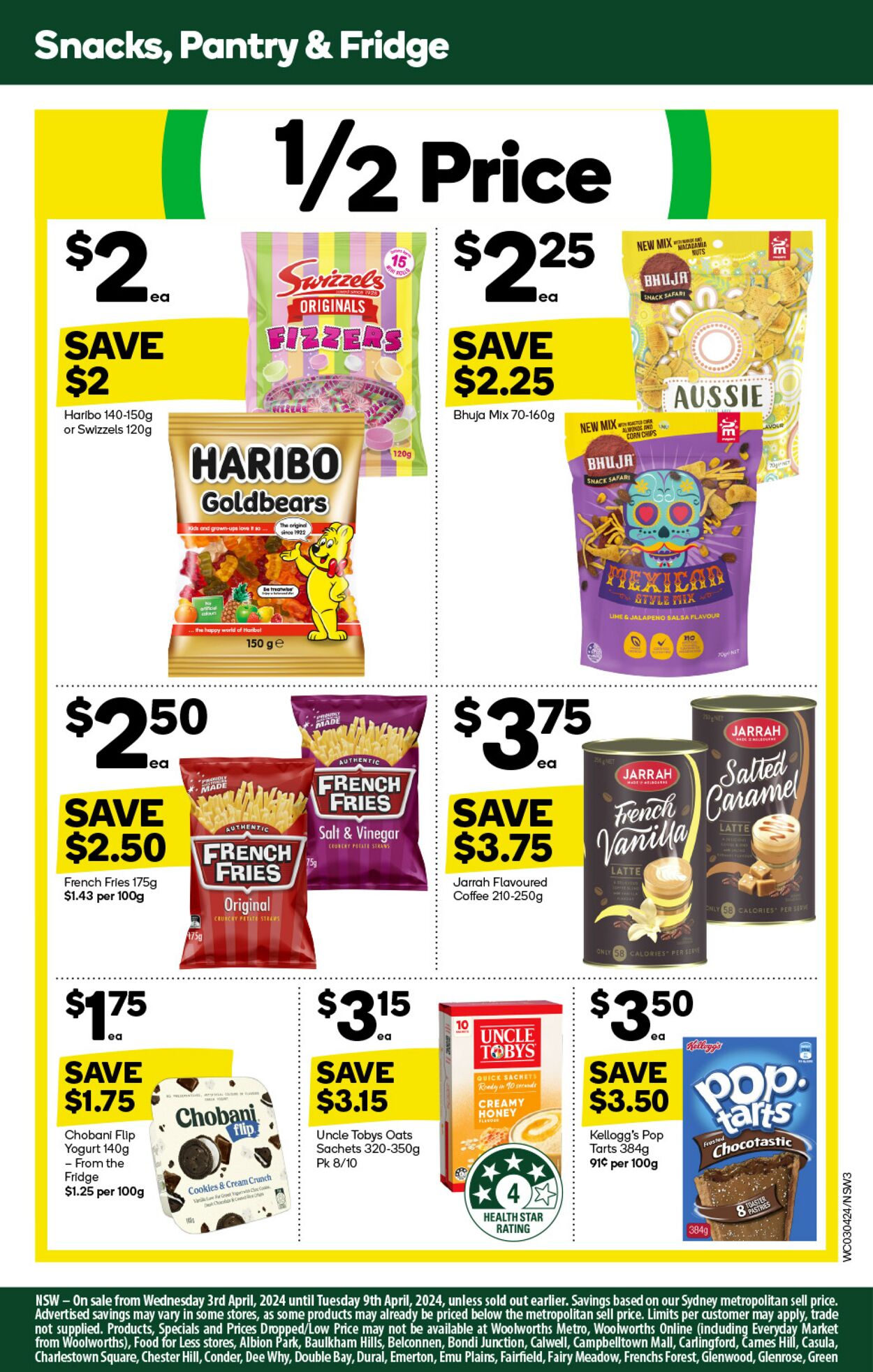 Catalogue Woolworths 03.04.2024 - 09.04.2024