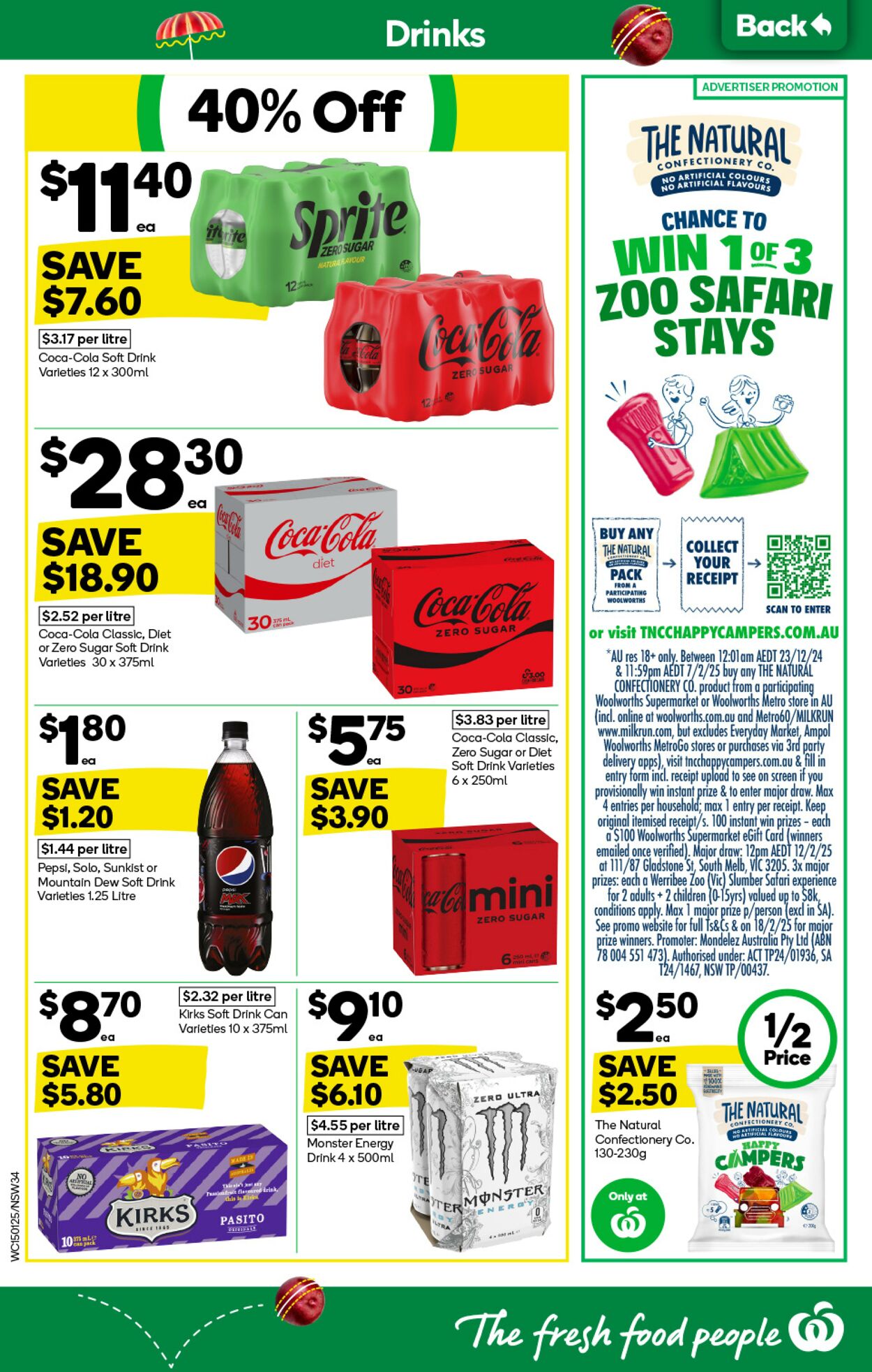 Catalogue Woolworths 15.01.2025 - 21.01.2025