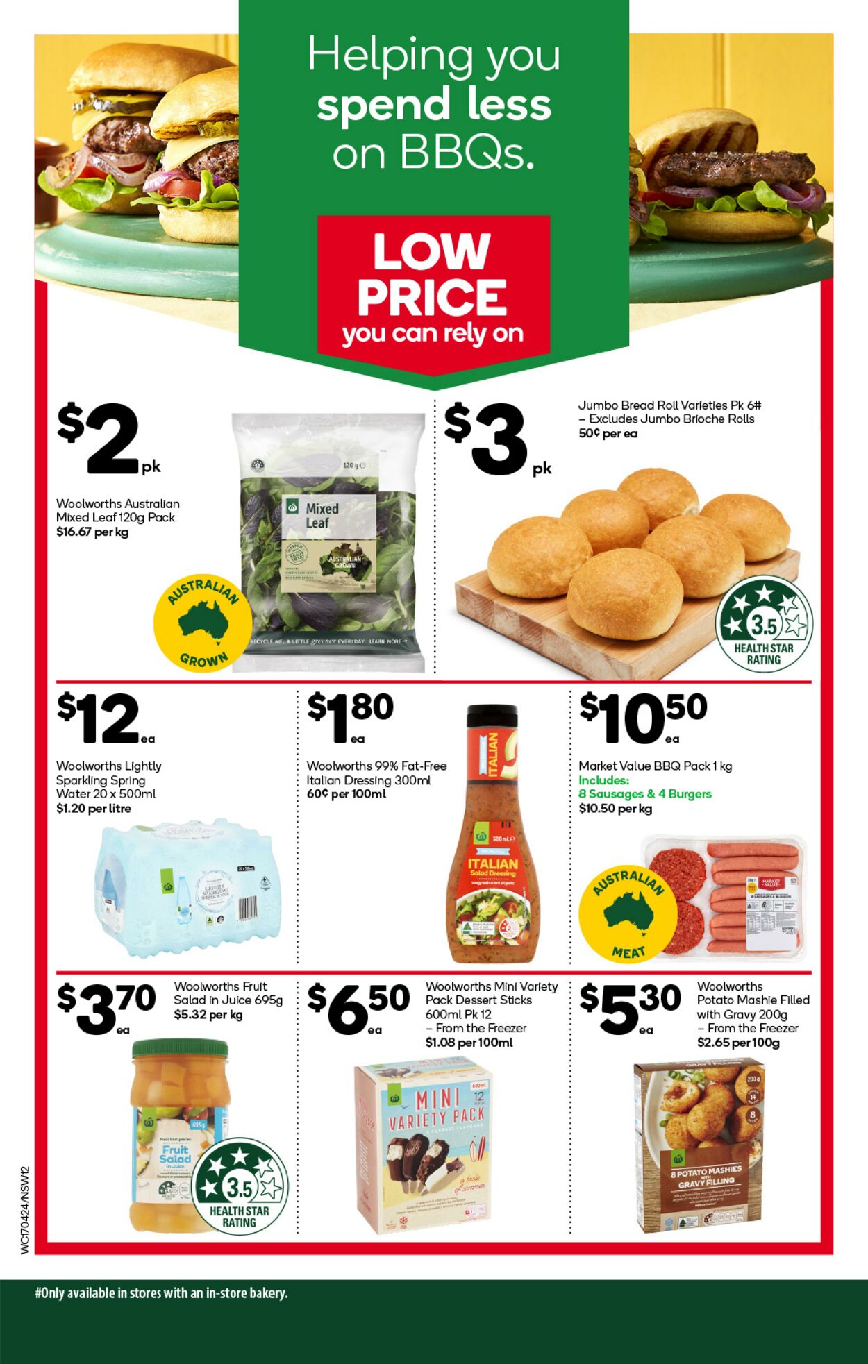 Catalogue Woolworths 17.04.2024 - 23.04.2024