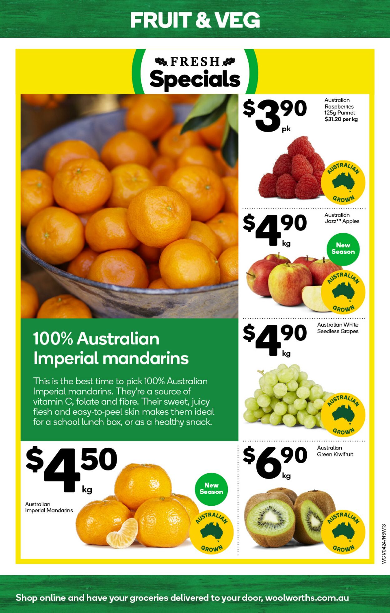 Catalogue Woolworths 17.04.2024 - 23.04.2024