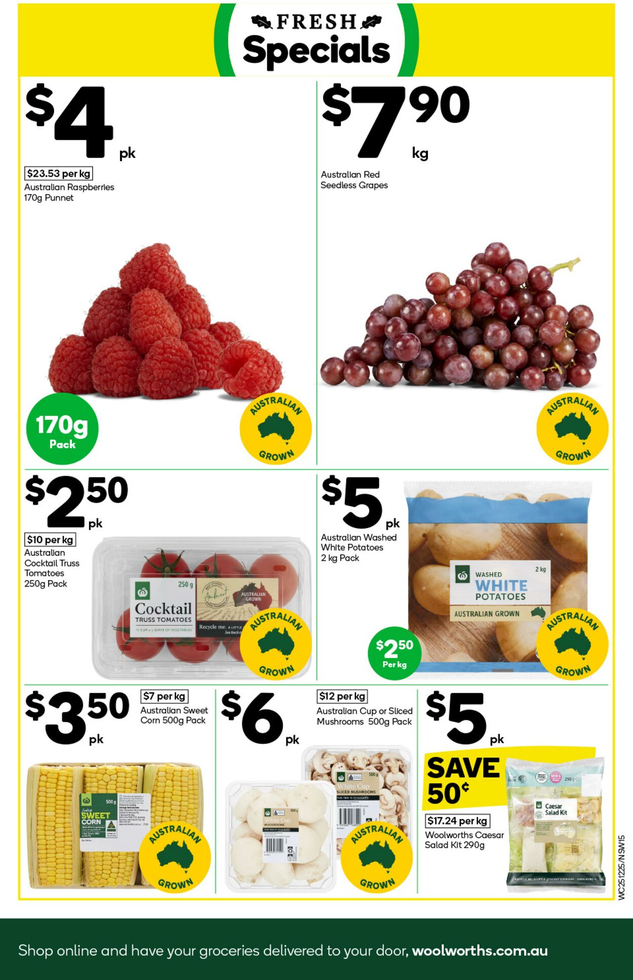 Catalogue Woolworths 25.12.2024 - 31.12.2024