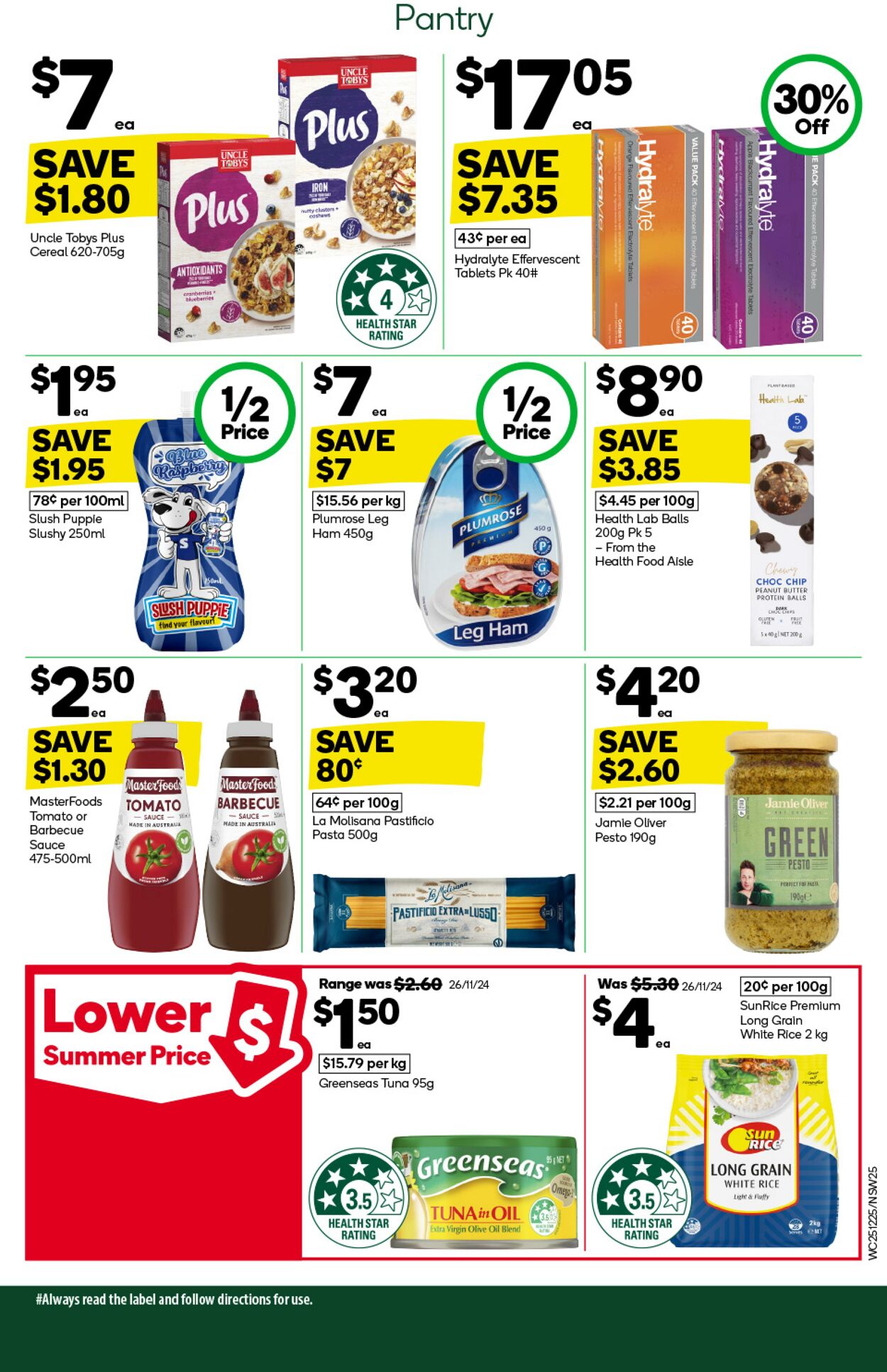 Catalogue Woolworths 25.12.2024 - 31.12.2024