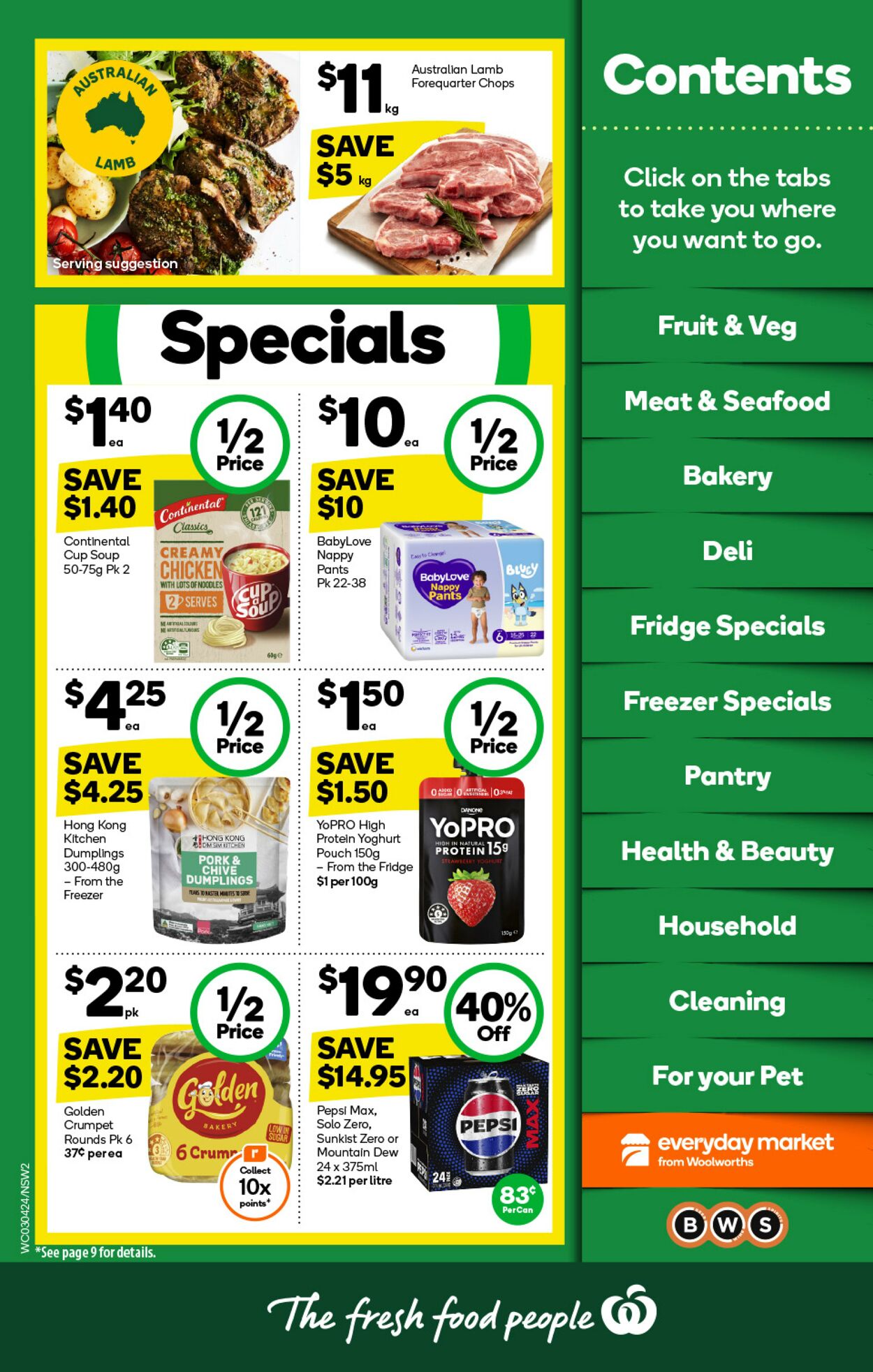 Catalogue Woolworths 03.04.2024 - 09.04.2024