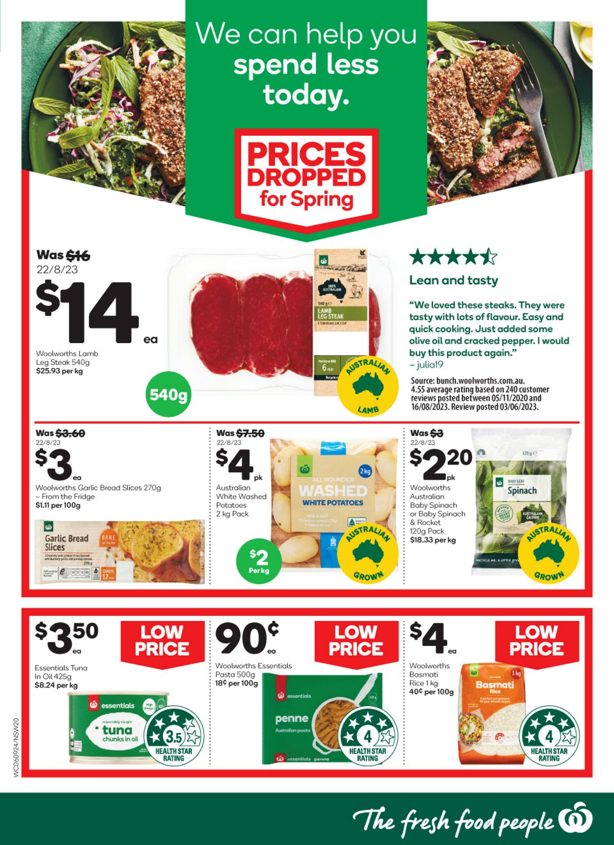 Catalogue Woolworths 06.09.2023 - 12.09.2023