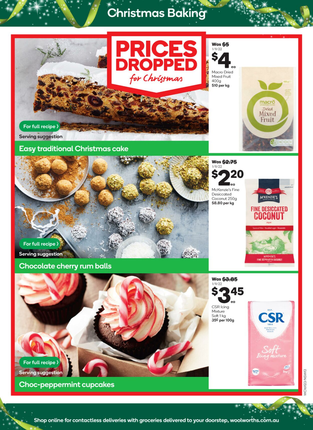 Catalogue Woolworths 16.11.2022 - 22.11.2022