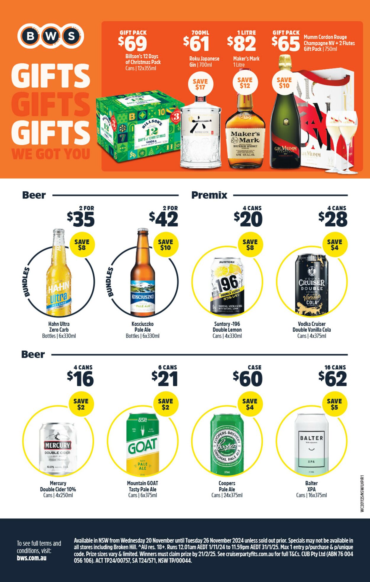 Catalogue Woolworths 20.11.2024 - 26.11.2024