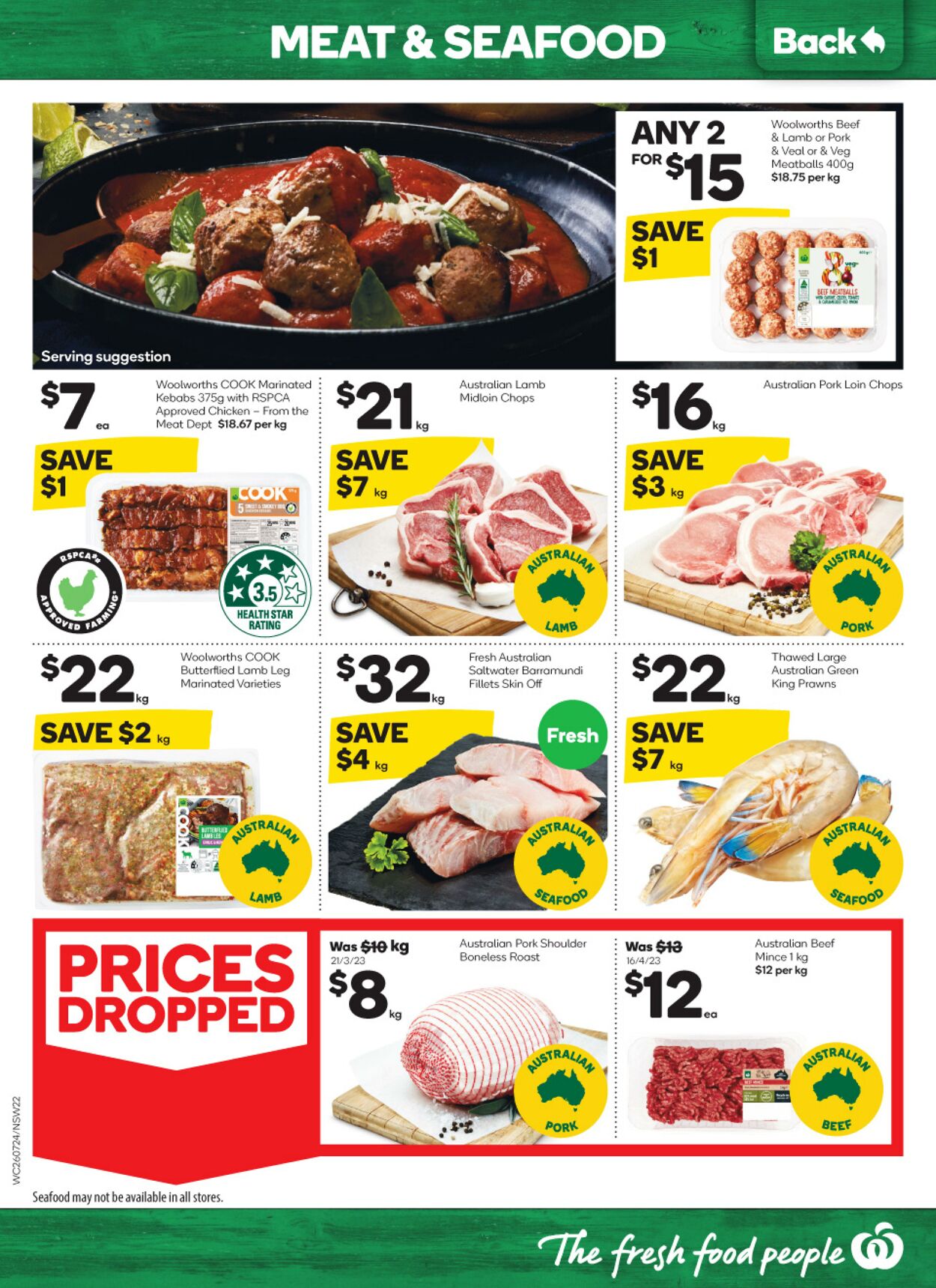 Catalogue Woolworths 26.07.2023 - 01.08.2023